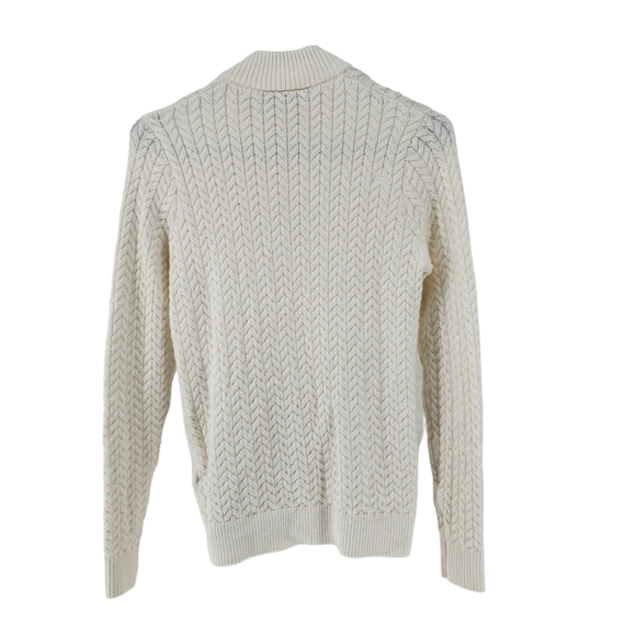 KJUS Women's Bone White Cashmere Luxe Half-Zip Sweater - XS - Picture 5 of 8